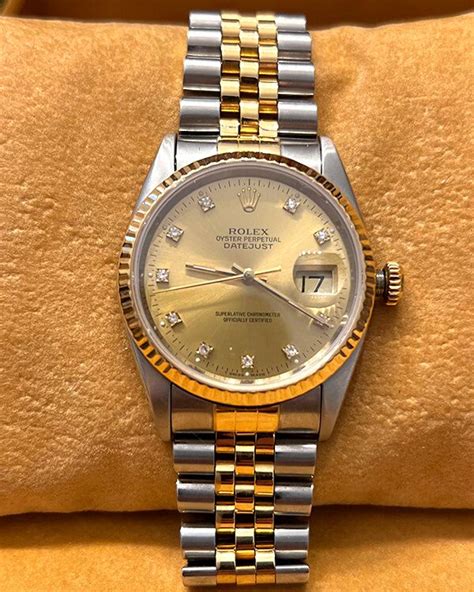 Rolex Datejust 36 watch: Oystersteel and yellow gold 